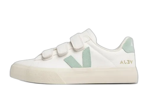 Veja Recife Low Chromefree Leather White Matcha