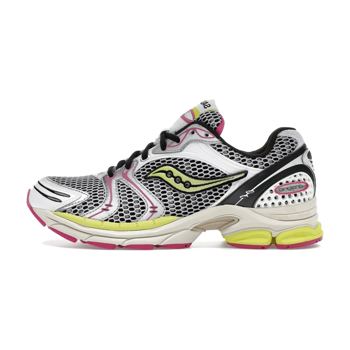 Saucony ProGrid Triumph 4 White Fluo Pink