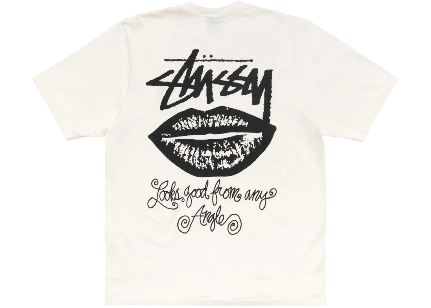 Stussy Any Angle Pigment Dyed Tee Natural