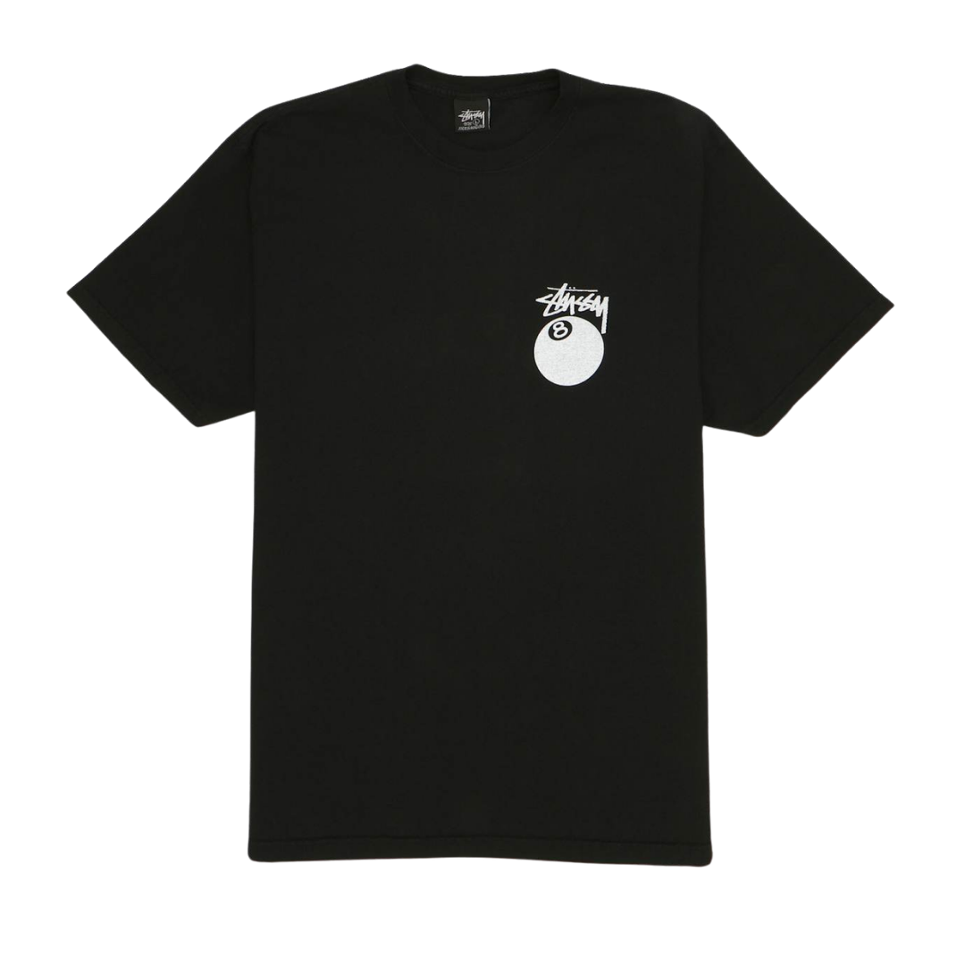 Stussy 8 Ball Pigment Dyed Tee Black