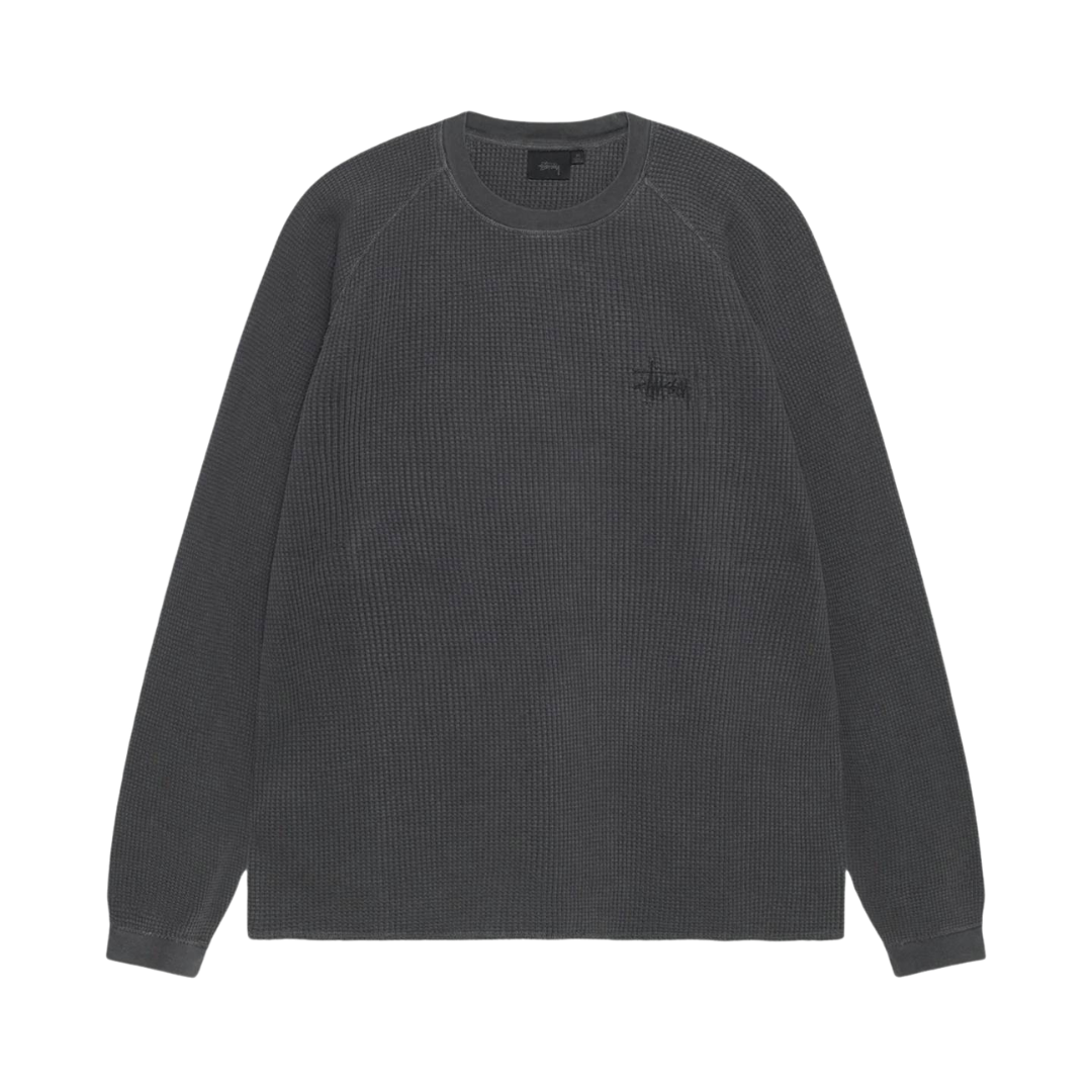 Stussy Basic Thermal Washed Black