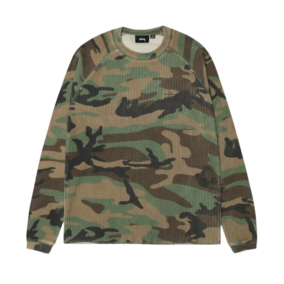 Stussy Basic Thermal Woodland Camo