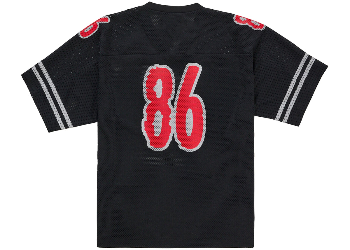 Supreme Reflective Football Jersey Black