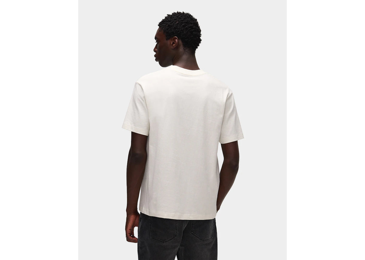 Travis Scott Cactus Jack x Sp5der Days Before Rodeo III Tee White, gedragen achteraanzicht effen witte rug