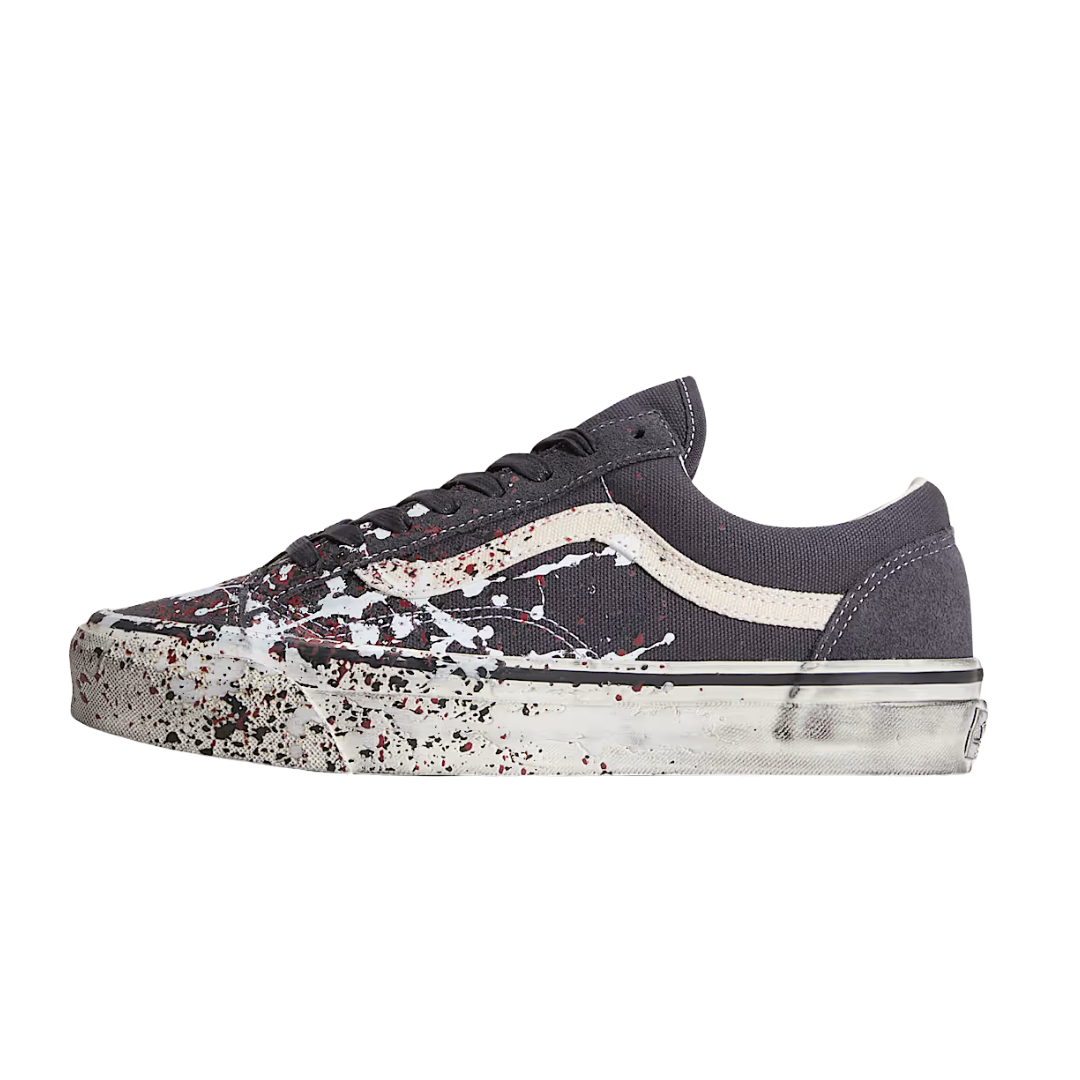 Vans Premium Old Skool 36 Paint Splatter Charcoal Grey
