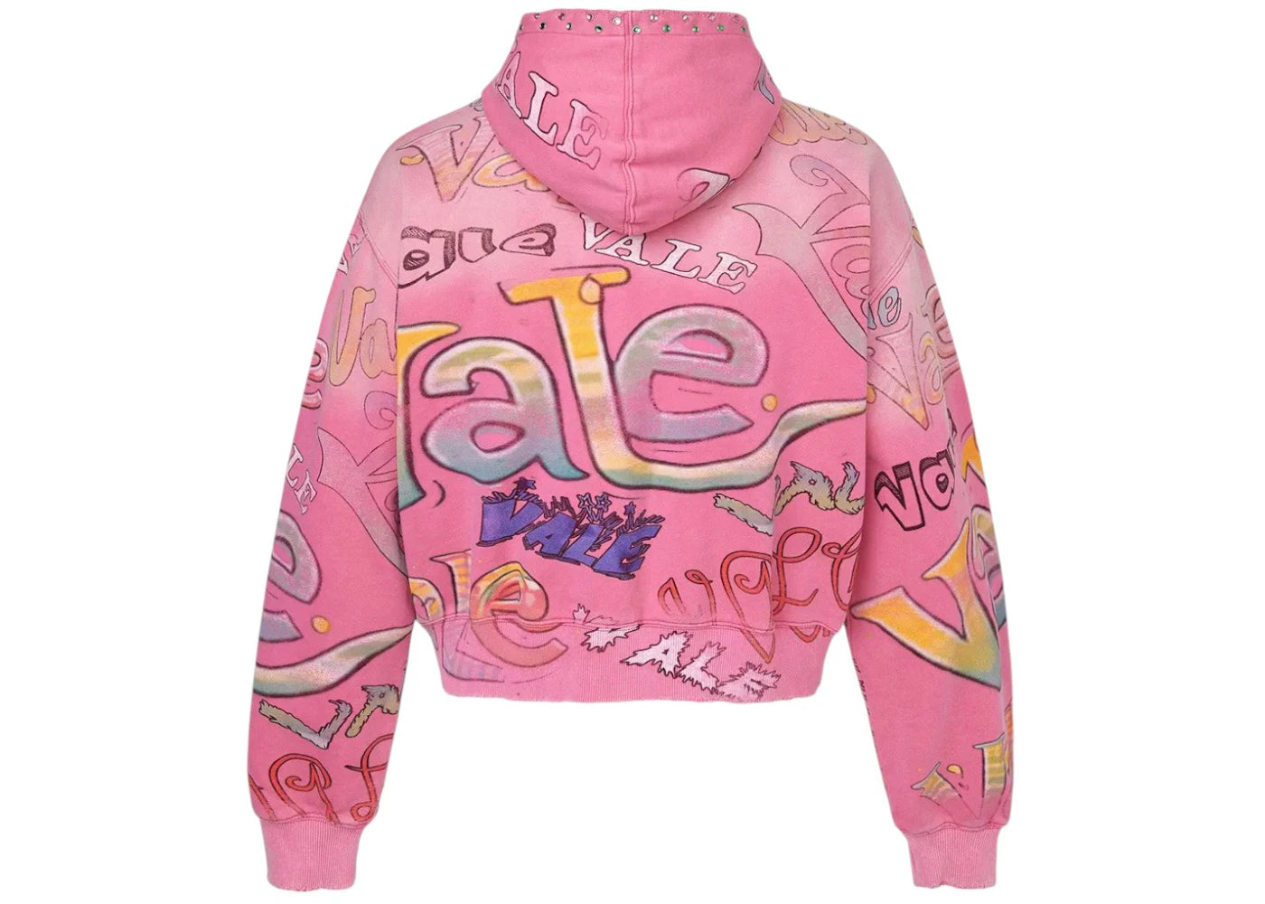 Vale Forever Bubblegum Zip Up Hoodie Pink
