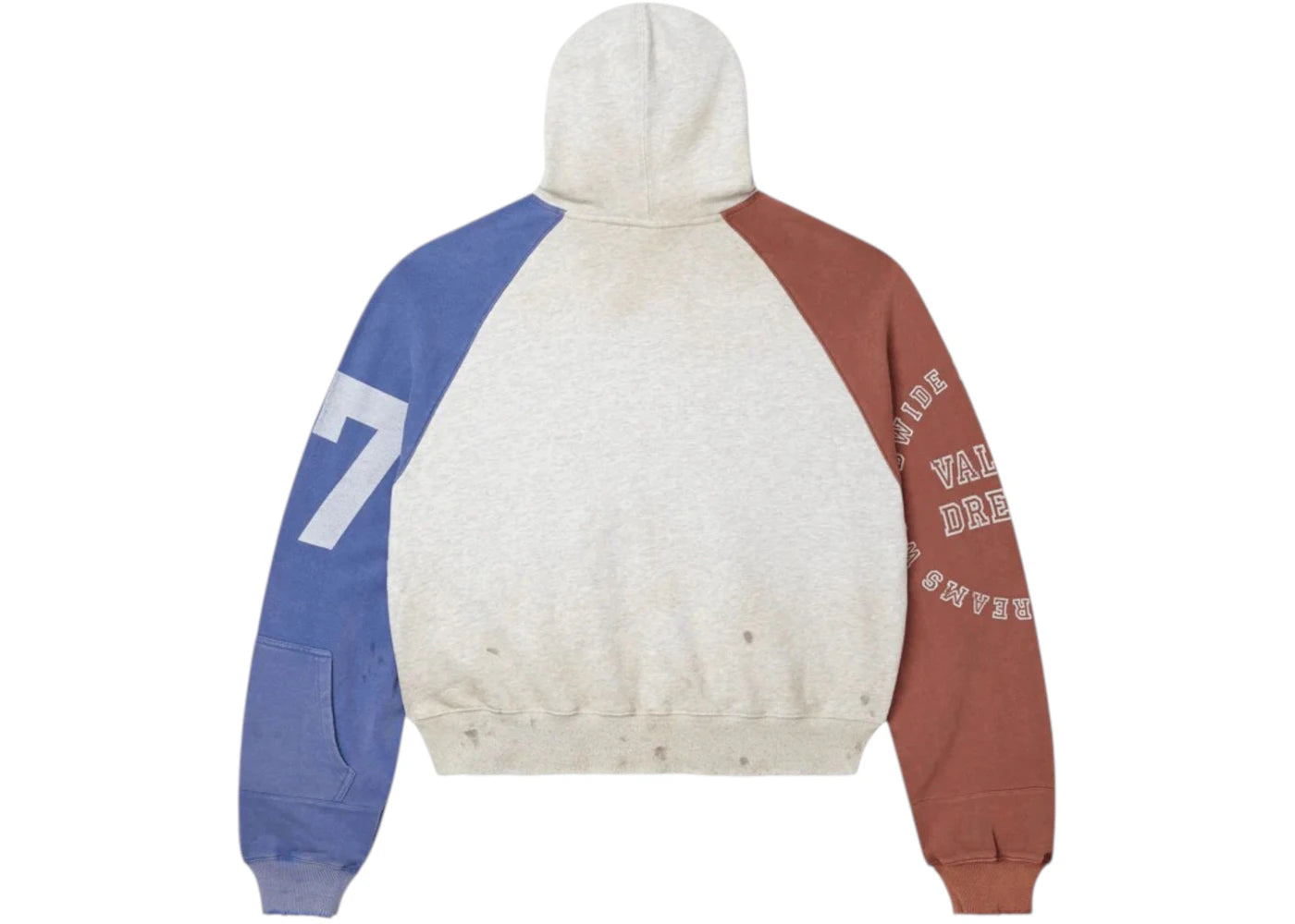 Vale Forever Patriot Chop and Screw Zip Up Hoodie Grey