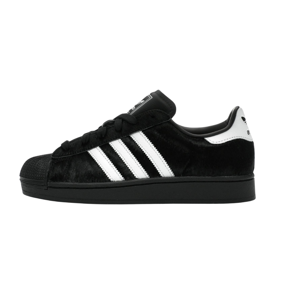 adidas Superstar II Black Ponyhair