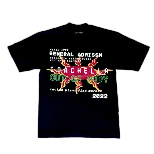 Cactus Plant Flea Market Coachella x CPFM Weekend 1 T-Shirt Black