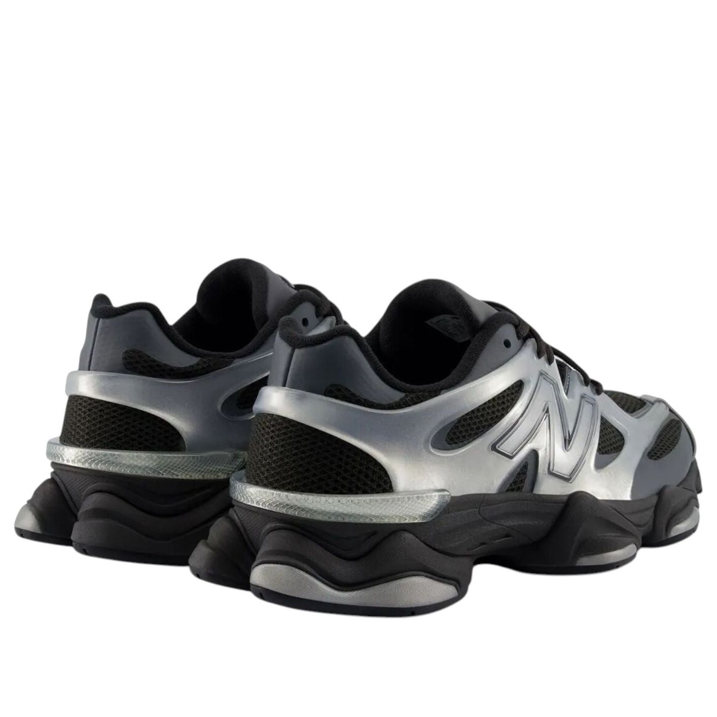 New Balance 9060 X Silver Metallic Black Cement