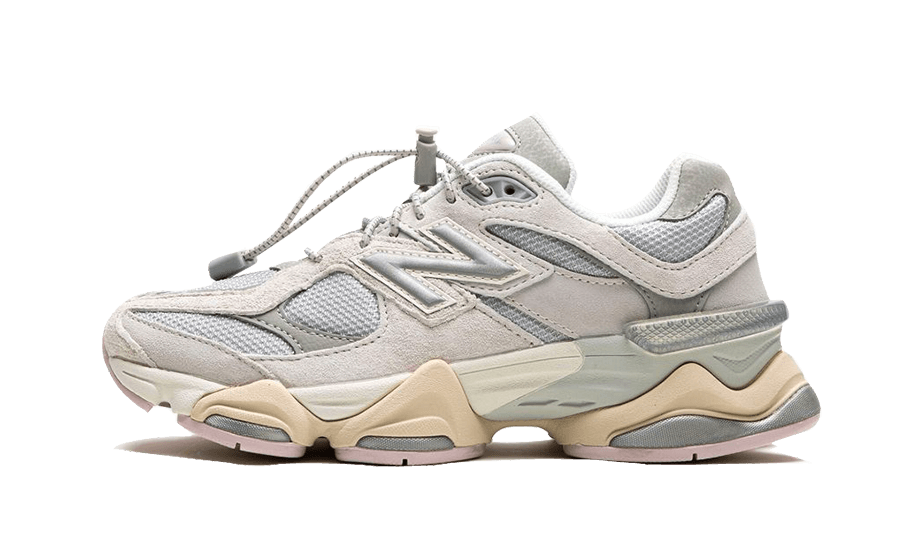 New Balance 9060 Grey Lilac sneaker featuring a modern mix of grey and lilac tones with mesh and suede upper, designed for exclusive sneaker lovers across Europe.