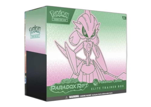 Pokémon TCG Scarlet & Violet Paradox Rift Iron Valiant Pokemon Center Elite Trainer Box