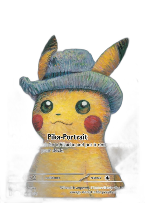 Pokémon TCG x Van Gogh Museum Pikachu with Grey Felt Hat Ungraded