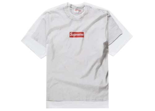 Supreme MM6 Maison Margiela Box Logo Tee White