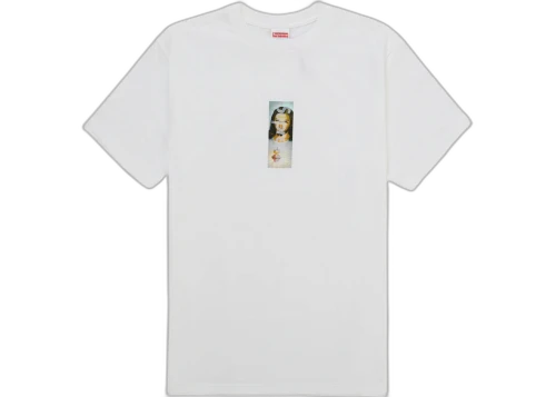 Supreme Prayer Card Box Logo Tee White