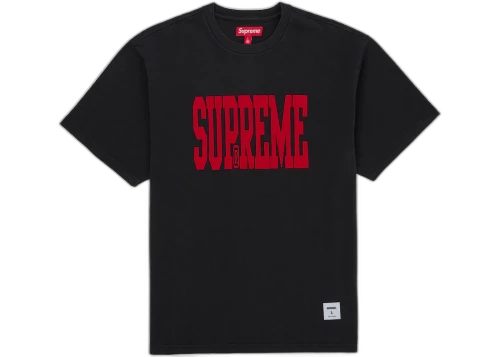 Supreme Stretch Applique S/S Top Black